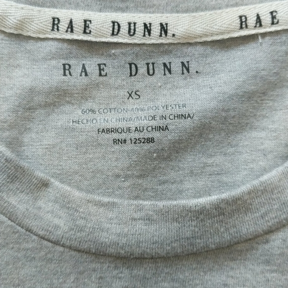 NWT Rae Dunn "Happy." Woman's XS T-shirt 😁 - Picture 2 of 4